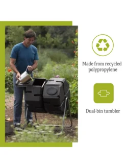 Dual Batch Composter Success Kit -Outdoor Zone webimage Dual Compost Bin 7